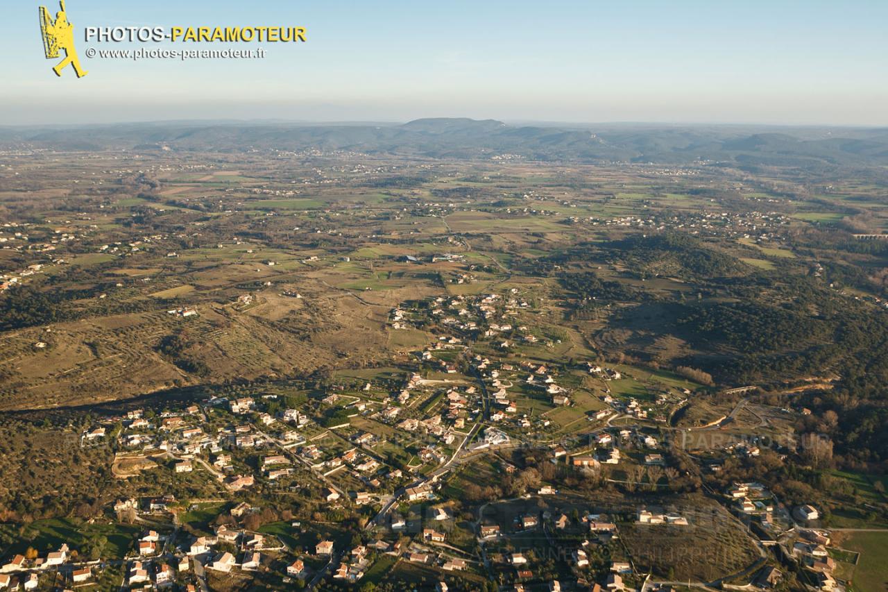 Les Cévennes vue du ciel