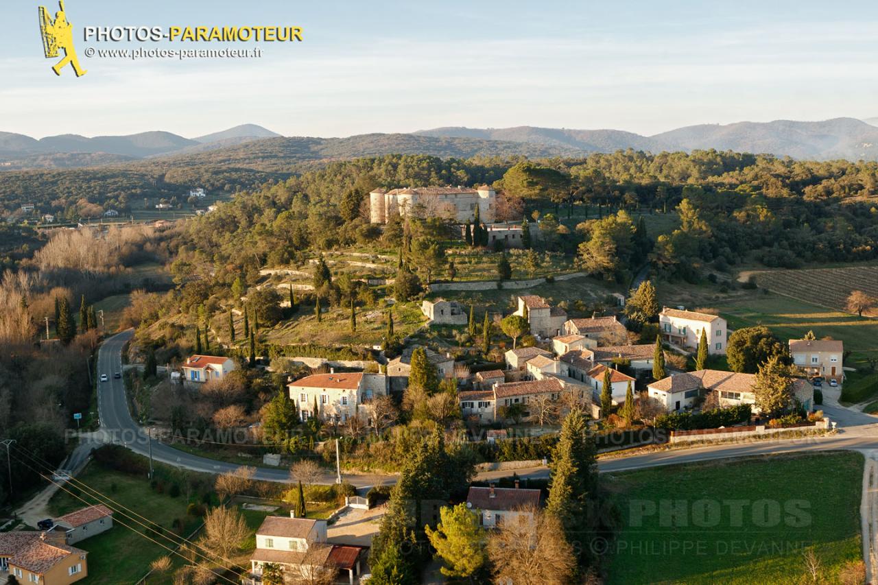 Salindres, Le Gard vue du ciel